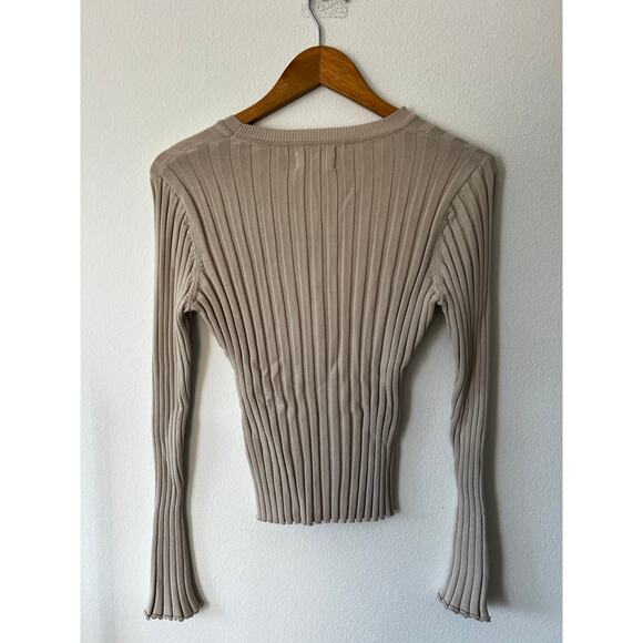 DISSH ADA STONE LONG SLEEVE KNIT TOP size S - Picture 7 of 7